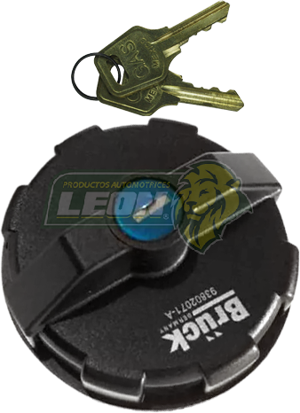 TAPON GASOLINA G.M. CHEVY 95-12 1.6L, MONZA 96-02 1.6L, CORSA 02-09 1.8L, ZAFIRA 00-05 1.8L, MERIVA 06-08 1.8L, TORNADO 03-10 1.8L, (CON LLAVE)