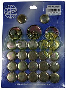 JUEGO SELLO MONOBLOCK PERKINS 354 FASE I Y II 6 Cil. FIERRO