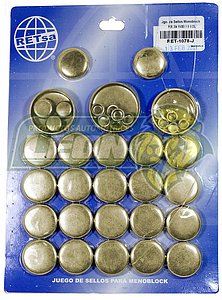 JUEGO SELLO MONOBLOCK PERKINS 354 FASE I Y II 6 Cil. LATON