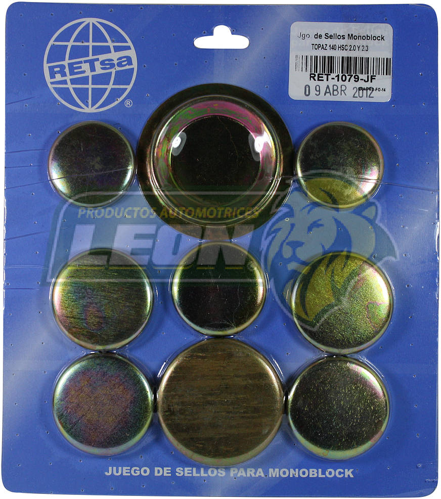 JUEGO SELLO MONOBLOCK FORD TOPAZ M.140 HSC, 2.0, 2.3L FIERRO