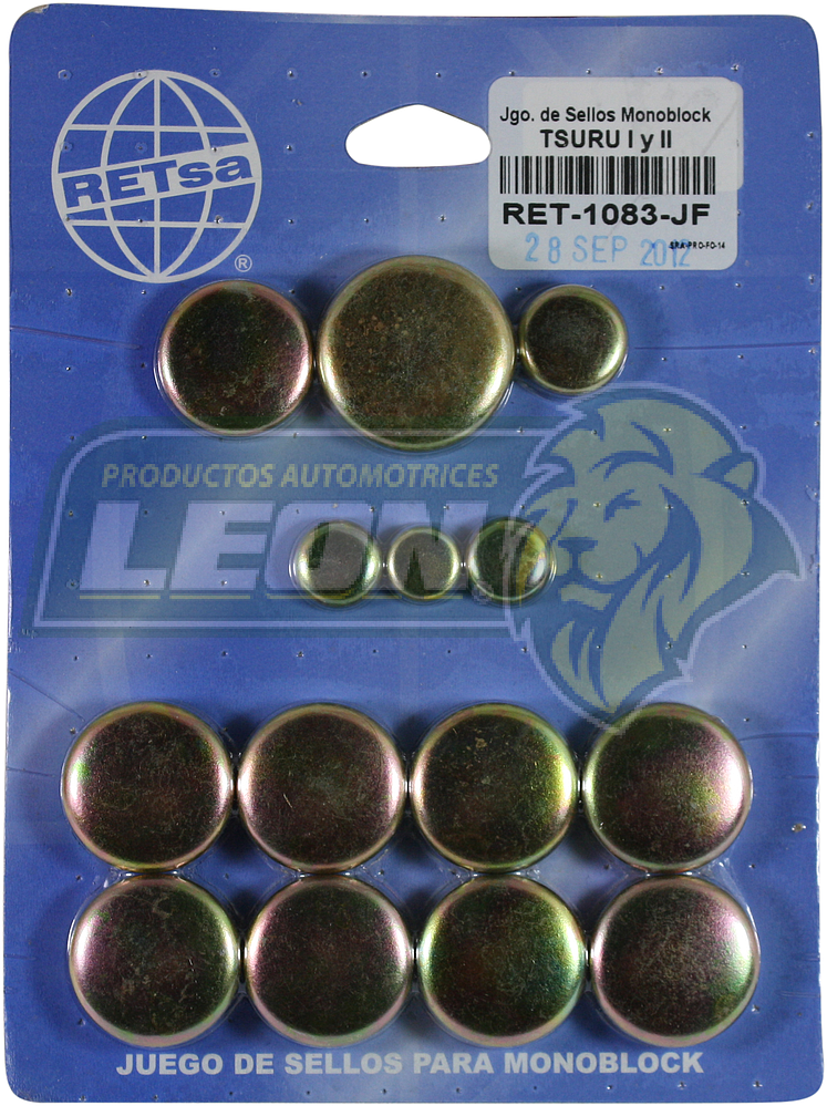 JUEGO SELLO MONOBLOCK TSURU I, II FIERRO