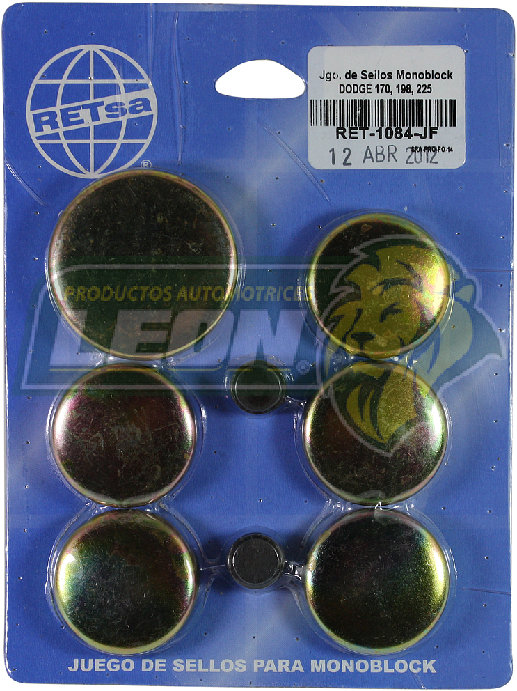 JUEGO SELLO MONOBLOCK DODGE 6C. M.170, 198, 225 FIERRO