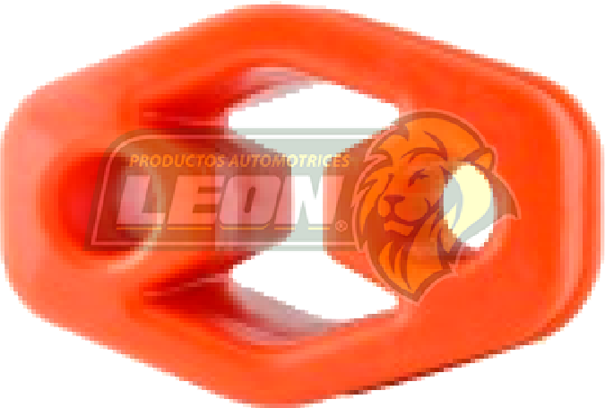 SOPORTE ESCAPE VW JETTA, GOLF NARANJA