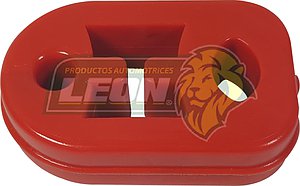 SOPORTE ESCAPE PEUGEOT 206 99-09, PARTNER 04-12 (6585) NARANJA