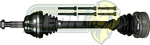FLECHA HOMOCINETICA VW JETTA A2 88-92 1.8L, GOLF A2 88-92 1.8L (90 mm JUNTA 100 mm, 22 EXT COMPLETA CC/ESPIGA CORTA (L)