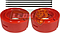 AUMENTO o ESTABILIZADOR DE RESORTE DE SUSPENSION Ø: 6.5” ALT.: 1” 1/2 NARANJA (KIT)
