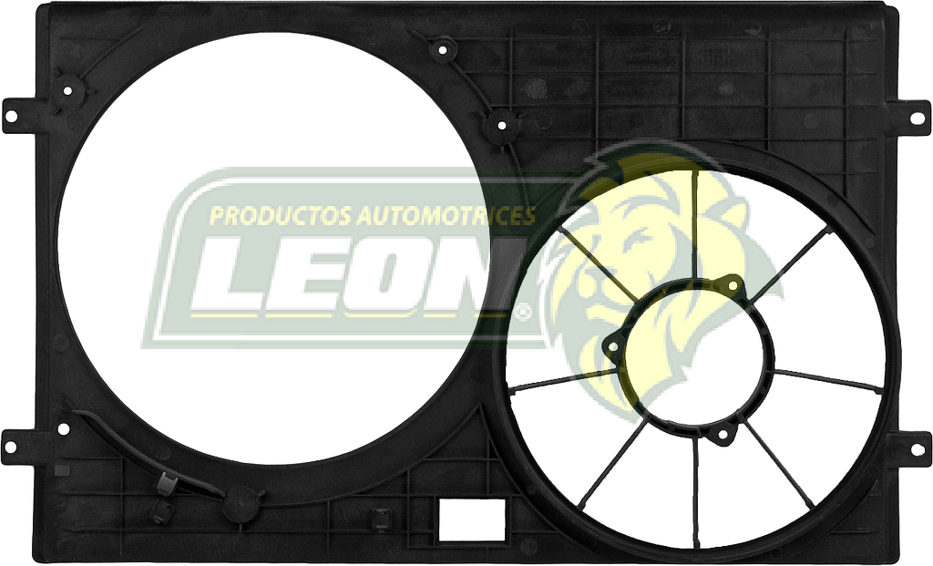 TOLVA RADIADOR ó MARCO MOTOVENTILADOR VW POLO 1.6L  03-07 (TRANSMISION T/A