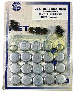 JUEGO SELLO MONOBLOCK CUMMINS 210 DINA V8 FIERRO