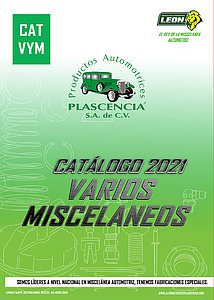 CATÁLOGO 2021 " VARIOS MISCELANEOS"