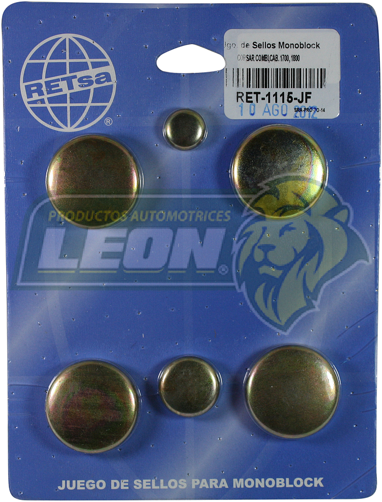 JUEGO SELLO MONOBLOCK VW CORSAR, COMBI, CARAVELLE M.1700, 1800 FIERRO