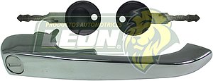 MANIJA EXTERIOR PUERTA DELANTERA VW T1 C/LLAVE CROMO
