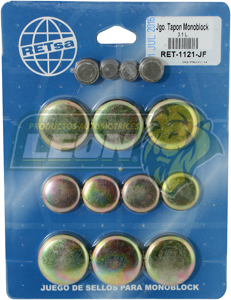 JUEGO SELLO MONOBLOCK G.M. 3.1L FIERRO