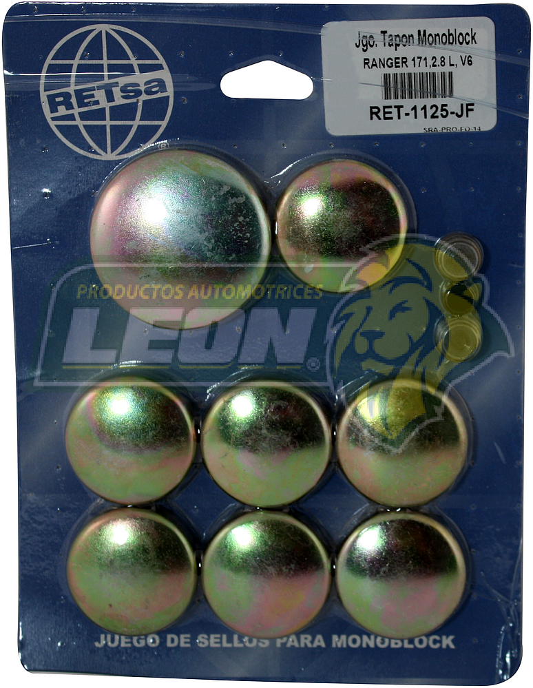 JUEGO SELLO MONOBLOCK FORD RANGER M.171 2.8L. FIERRO