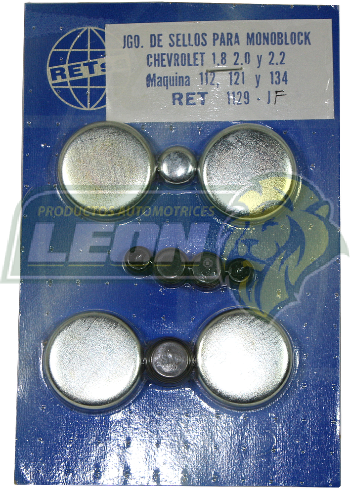 JUEGO SELLO MONOBLOCK G.M. M.1.8, 2.0, 2.2L., 112, 121, 134 FIERRO