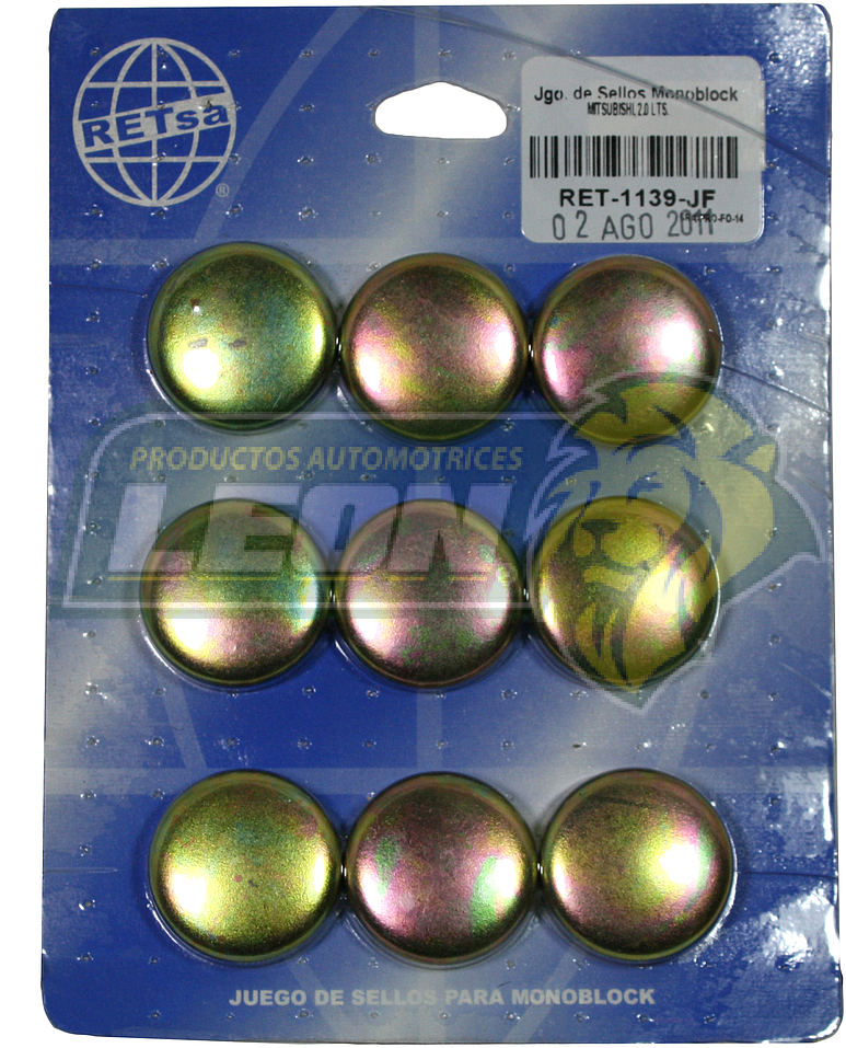 JUEGO SELLO MONOBLOCK MITSUBISHI 2.0L FIERRO
