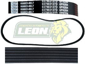 BANDA POLY-V ALT. VW JETTA A3 93-99 1.8L, GOLF A393-99 1.8L (6PK894, K060355) C-A/A BRUCK