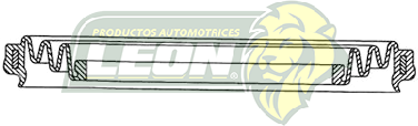 CUBREPOLVO P/PISTON CALIPER  ØE: 2.915”, ØI: 1.750”, TIPO: