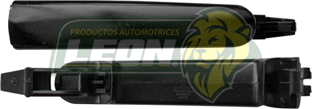 MANIJA EXTERIOR PUERTA TRASERA VW JETTA A4 99-15 2.0L, GOLF A4 99-07 2.0L, POLO 03-07 1.6L, LUPO 05-09 1.6L (SIN CILINDRO, SIN ORIFICIO PARA LLAVE (L, R)