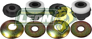GOMA TIRANTE SUSPENSION FORD BRONCO U150 4X4 80-96, F100 4X2 80-86, F150 4X2 80-86, F150 4X4 80-86, F250 4X2 80-98, F350 4X2 80-98, MICROBUS 80-98 (K-8359, 64370, 56203) (JGO. c/10 pz.) POLIURETANO NEGRO