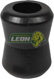 GOMA AMORTIGUADOR CONICA DOBLE “MOÑO” ØI: 16.52 mm, DE: 29.39 mm, H: 36.73 mm POLIURETANO NEGRO