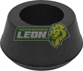 GOMA AMORTIGUADOR AUTOBUS ØI: 24.52 mm, ØE: 48.45 mm, H: 23.53 mm POLIURETANO NEGRO