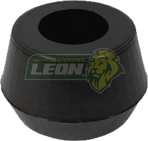 GOMA AMORTIGUADOR CONICO CHICO SERV. PES., CMTAS. TOYOTA ØI: 17.44 mm, ØE: 36.04 mm, H: 22.55 mm POLIURETANO NEGRO