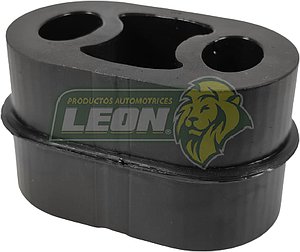 SOPORTE ESCAPE G.M. CHEVY 94-12, MONZA 94-04 “TRASERA” (6560) POLIURETANO NEGRO