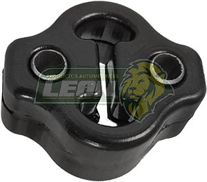 SOPORTE ESCAPE NISSAN URVAN 05-13 “GALLETA” GR.: 34mm CON BUJES METALICOS (6589) POLIURETANO NEGRO