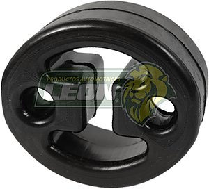 SOPORTE ESCAPE NISSAN TIIDA, NOTE 14-18, SENTRA 13-16, VERSA 12-19, JUKE 12-17 “GALLETA”POLIURETANO NEGRO