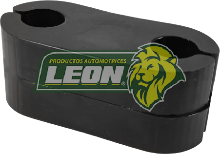 HULE CUÑA ó AUMENTO DE RESORTE “MUELA” C/UÑAS MEDIANA (LGO: 77, ALT. A: 31.8, ALT. B: 35, ØI: 15.5 mm) POLIURETANO NEGRO