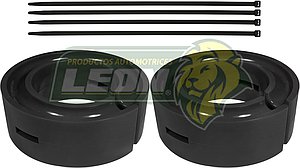 AUMENTO o ESTABILIZADOR DE RESORTE DE SUSPENSION Ø: 6.5” ALT.: 7/8 POLIURETANO NEGRO (KIT)