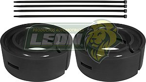 AUMENTO o ESTABILIZADOR DE RESORTE DE SUSPENSION Ø: 6.5” ALT.: 1”  POLIURETANO NEGRO (KIT)