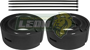 AUMENTO o ESTABILIZADOR DE RESORTE DE SUSPENSION Ø: 6.5” ALT.: 1” 1/4 POLIURETANO NEGRO (KIT)