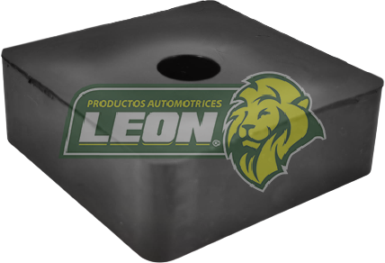 HULE CASETA CUADRADA 1” (17x77x26) POLIURETANO NEGRO