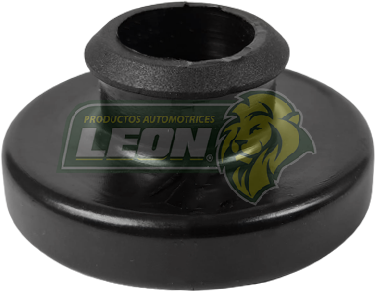 SOPORTE RADIADOR FORD F150 INFERIOR REDONDO POLIURETANO NEGRO