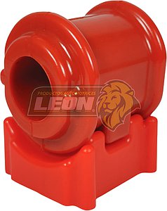 GOMA BARRA ESTABILIZADORA TOYOTA CAMRY 18-19 DEL. C/INSERTO PLASTICO 25x42x69 mm (GROB 8739028) NARANJA