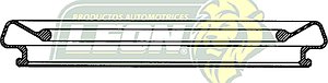 CUBREPOLVO P/PISTON CALIPER  ØE: 3.800”, ØI: 2.620”, TIPO: