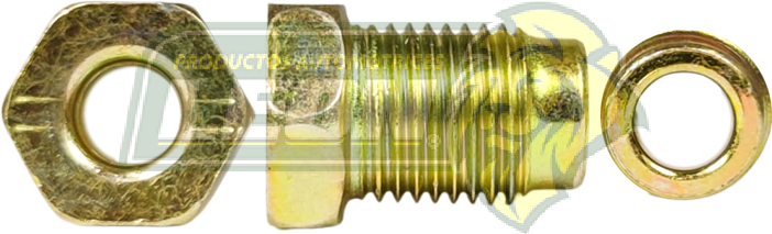 CONEXION DE ACERO TUBO 3/16 ROSCA 10x1.0 mm VW (651)