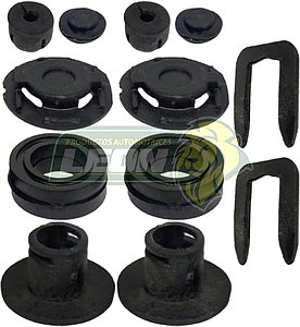 REPUESTO BUJES CHICOTE VELOCIDADES G.M. SPARK CLASIC 1.2L, BEAT 18-21, AVEO (JGO. c/12 pzas.)