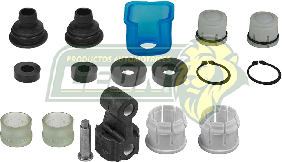 REPUESTO PALANCA Y MAROMA VELOCIDADES CHEVY COMPLETO C/SINCRONIZADOR (VARILLAJE) (21 pzas.)