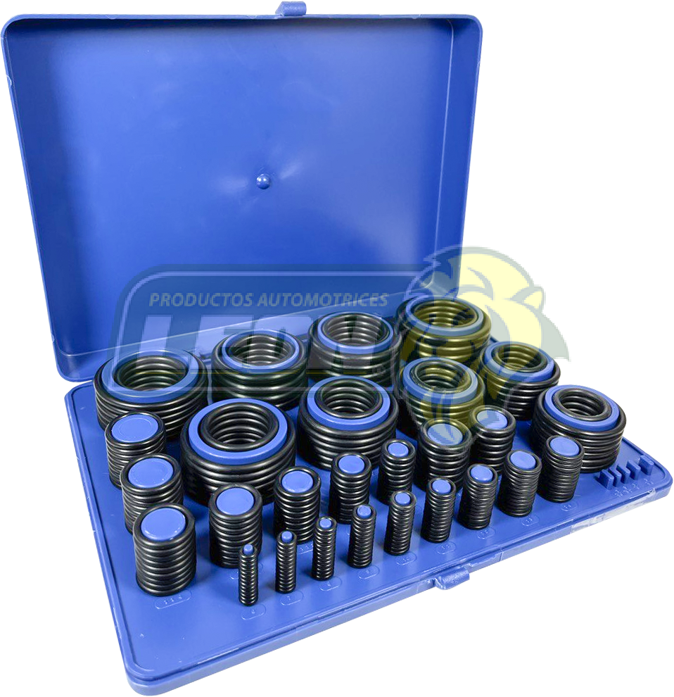 ESTUCHE DE O-RINGS CONT. 30 MED. ESTANDAR = 301 pzas NITRILO