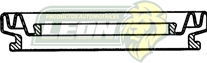 CUBREPOLVO P/PISTON CALIPER  ØE: 2.270”, ØI: 1.400”, TIPO: