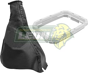 FUNDA Y BASE PALANCA VELOCIDADES G.M. CHEVY (VINIL NEGRO)