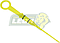 BAYONETA ACEITE NISSAN PLATINA 02-10 1.6L, RENAULT CLIO 02-10 1.6L, KANGOO, SANDERO, LOGAN LARGO TOTAL: 22.2 cm, LARGO VASTAGO: 14 cm BRUCK