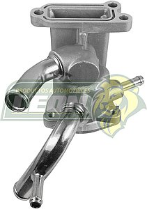 TOMA AGUA NISSAN TSURU A3 1.6L 16V 92-17, SENTRA B14 1.6L 16V 95-99, TSUBAME 1.6 16V 94-00 (2 TUBOS, 2 PIPETAS, HOUSING) (ALUMINIO)