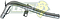 TUBO AGUA NISSAN 4C. 16V. TSURU III 92-17 MOTOR GA16DNE BRUCK