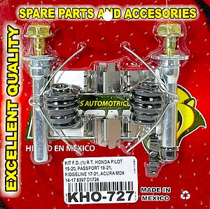 KIT F.D. (1) R.T. HONDA PILOT 15-20, PASSPORT 19-21, RIDGELINE 17-21, ACURA MDX 14-17 8397 D1724 KC727