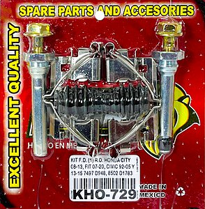 KIT F.D. (1) R.D. HONDA CITY 08-13, FIT 07-20, CIVIC 92-05 Y 13-15 7497 D948, 8502 D1783 KC729
