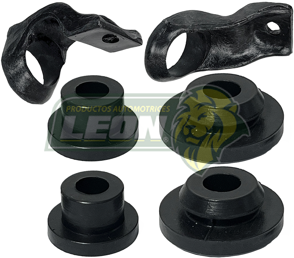 SOPORTE RADIADOR G.M. CHEVY S-A/A (AHORA JUEGO. c/6 pzas.)