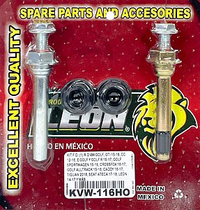 KIT F.D. (1) R.D VW GOLF, GTI 15-18, CC 12-16, E GOLF Y GOLF R 15-17, GOLF SPORTWAGEN 15-16, CROSSFOX 16-17, GOLF ALLTRACK 15-16, CADDY 16-17, TIGUAN 2018, SEAT ATECA 17-18, LEON 14-17, AUDI A3 14-20, A3 QUATTRO 15-18, Q2 2018, TT QUATTRO 16-20, S3 15-16 8849 D1633 8989 D1760 KC116
